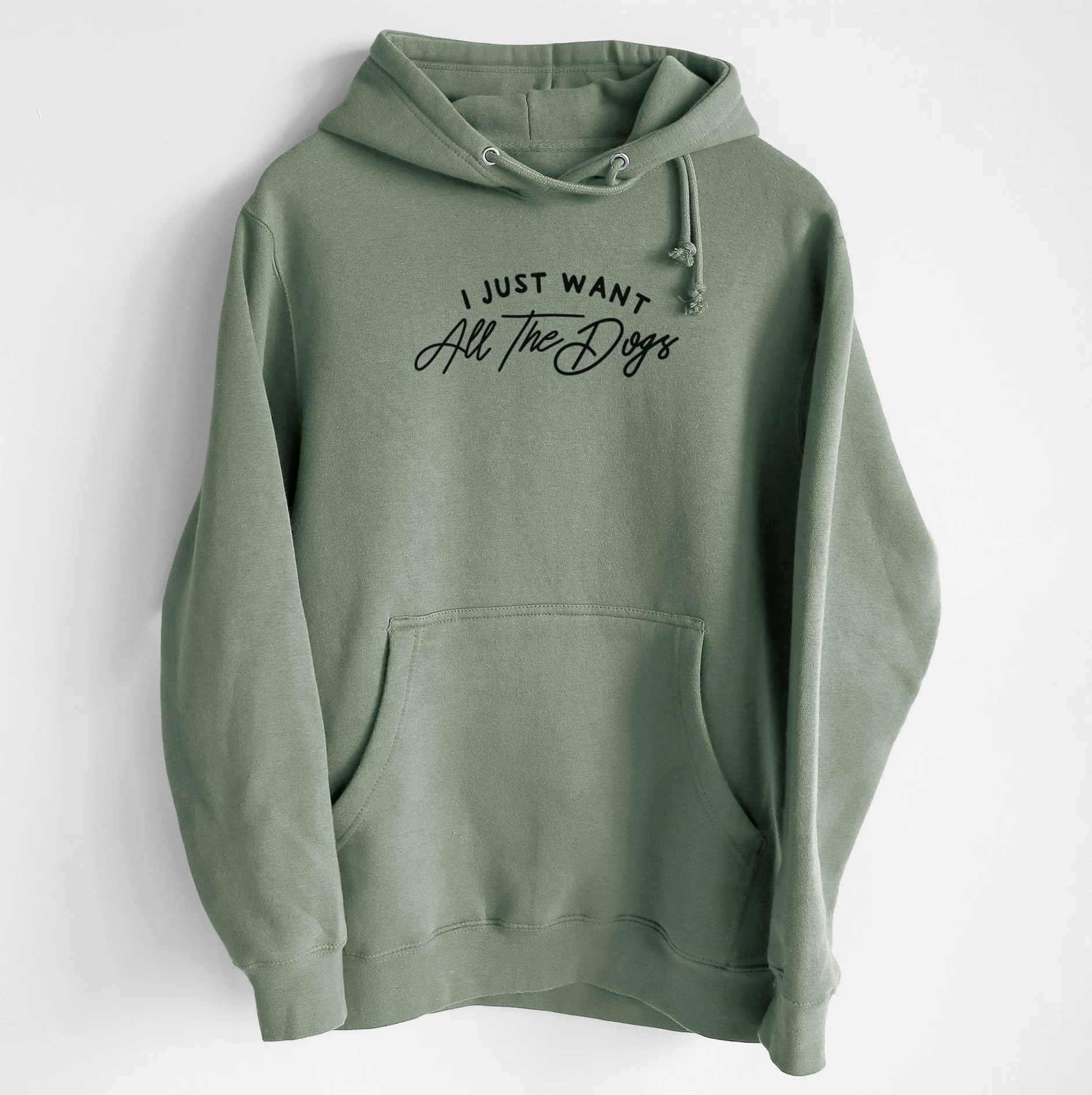 I just want all the Dogs - Heavyweight Fleece Hoodie - Image 7