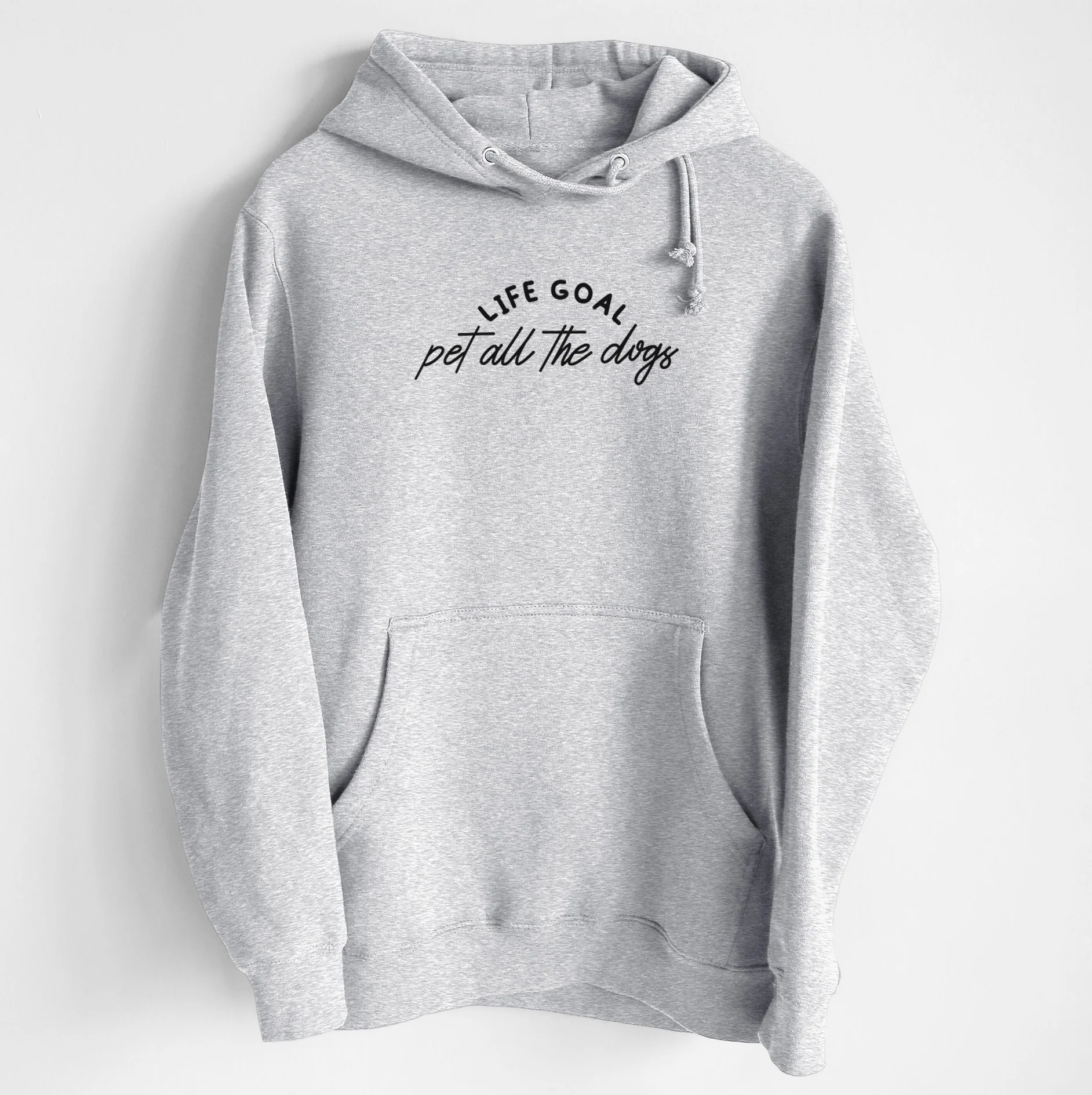 Life Goal - Pet All the Dogs - Heavyweight Fleece Hoodie - Image 6