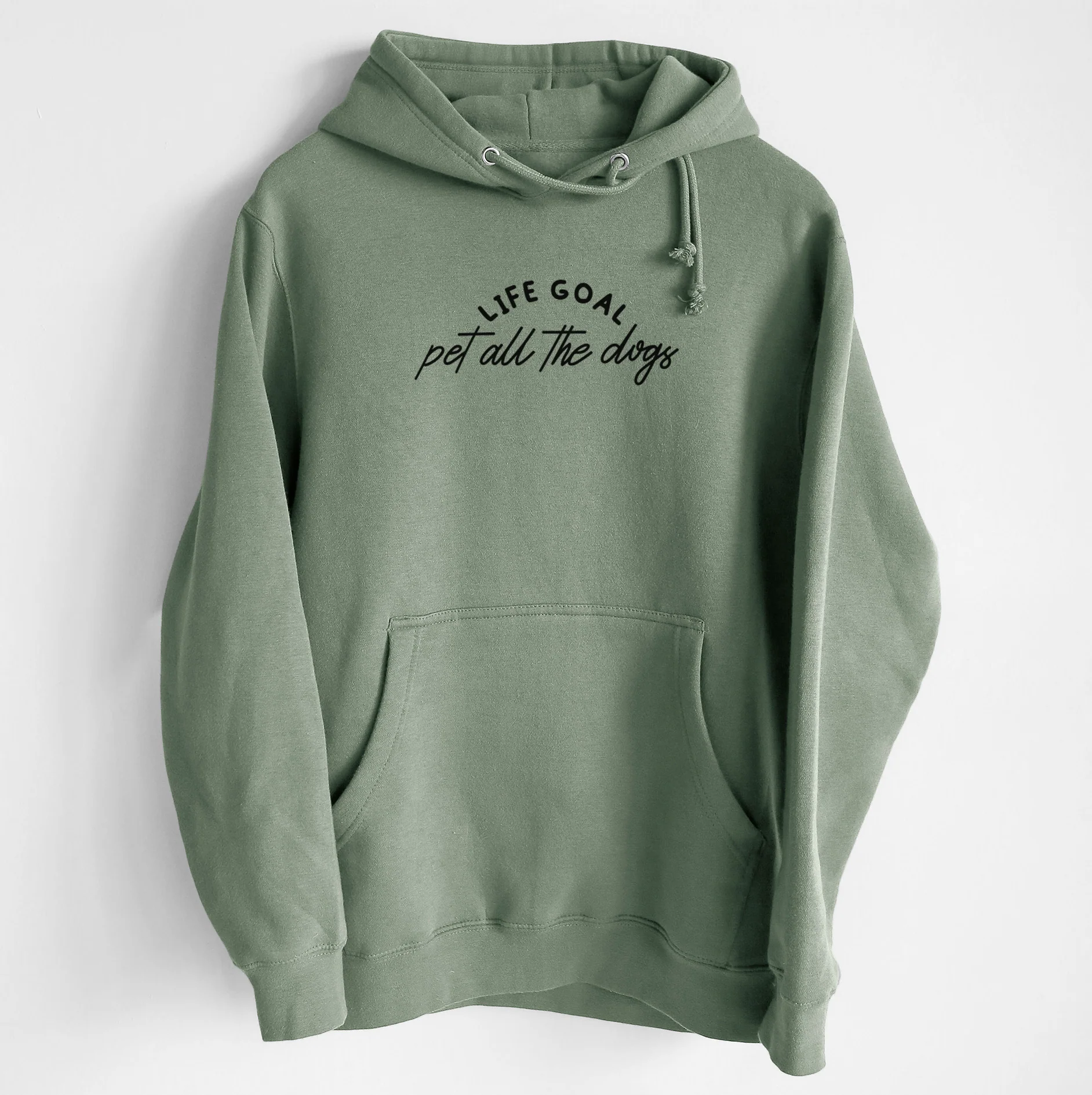 Life Goal - Pet All the Dogs - Heavyweight Fleece Hoodie - Image 7