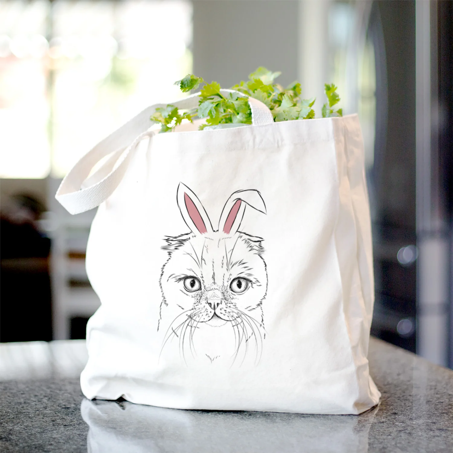 Lina the Exotic Fold Cat - Tote Bag - Image 6