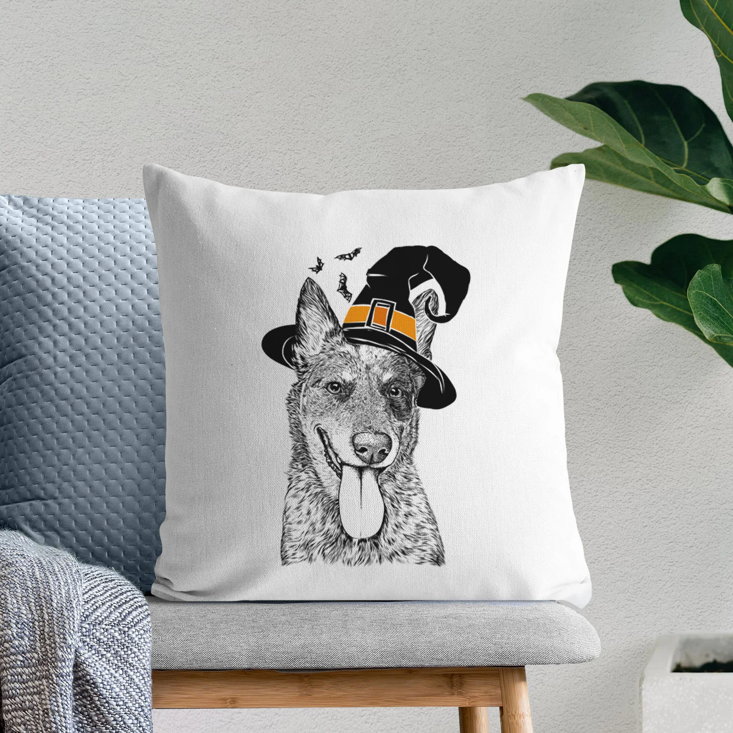 Madison the Blue Heeler - Throw Pillow Cover - Image 8