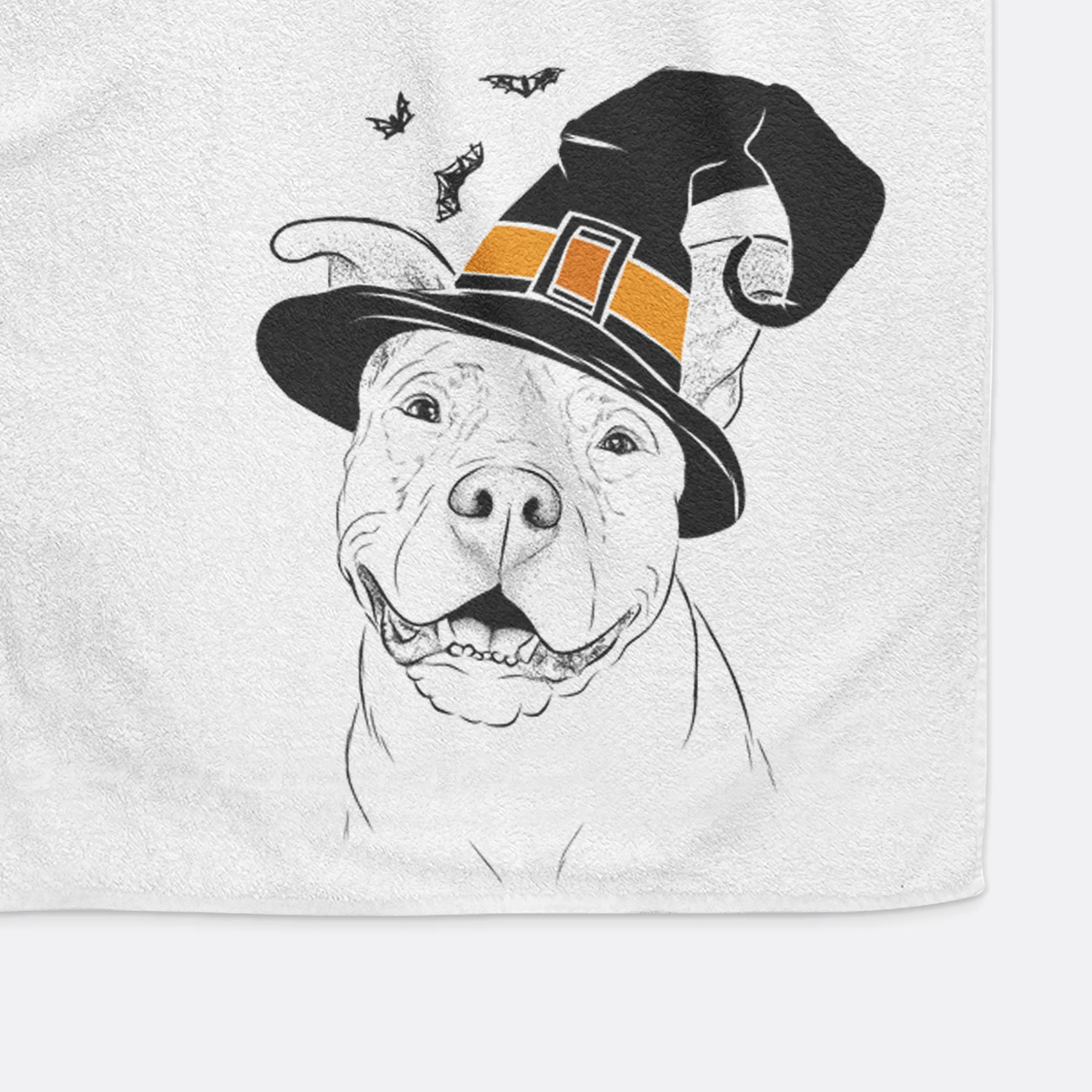 Malibu the Staffordshire Terrier/Pitbull Mix Decorative Hand Towel - Image 9