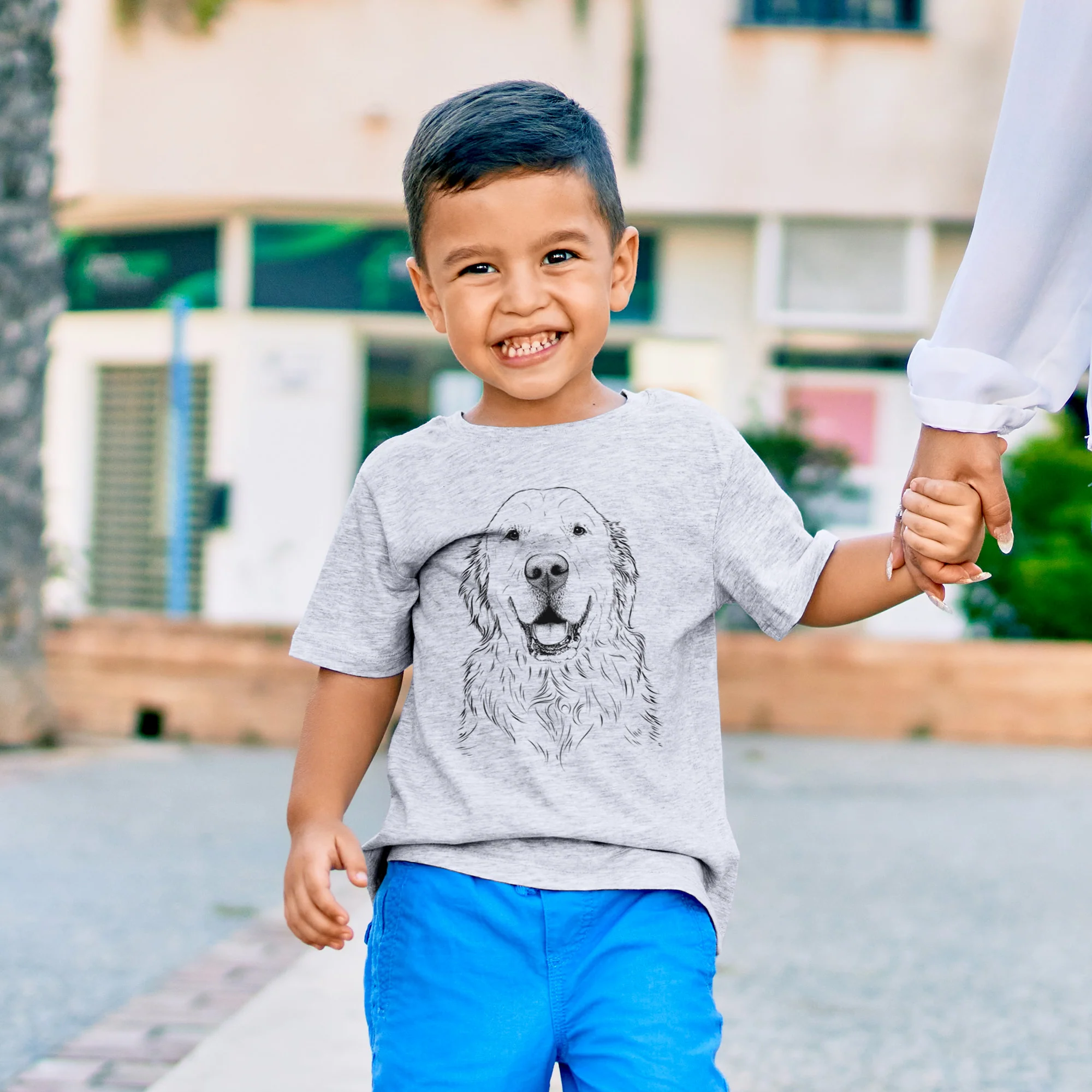Bare Maximus the Golden Retriever - Kids/Youth/Toddler Shirt - Image 3