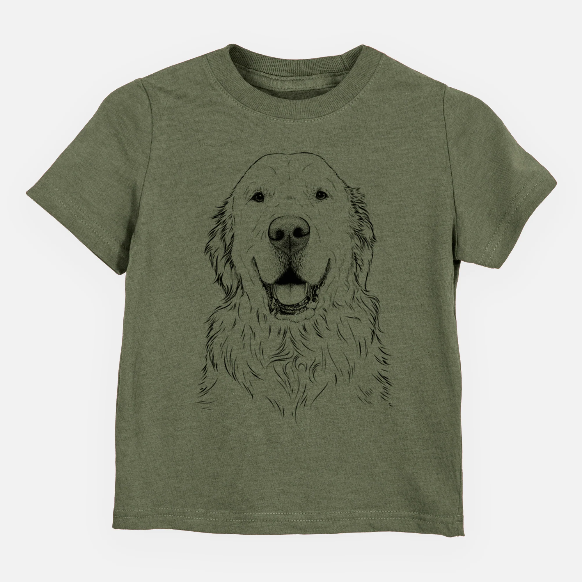 Bare Maximus the Golden Retriever - Kids/Youth/Toddler Shirt - Image 5