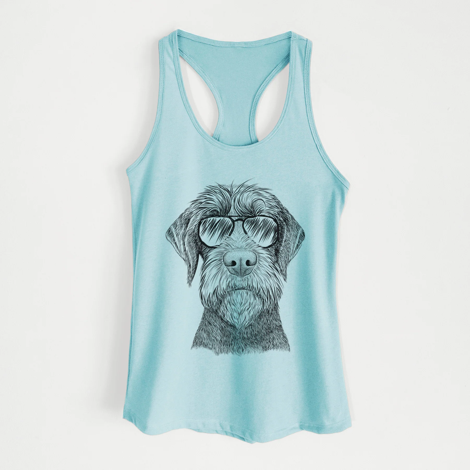 Oakley the Pudelpointer - Women's Racerback Tanktop - Image 7