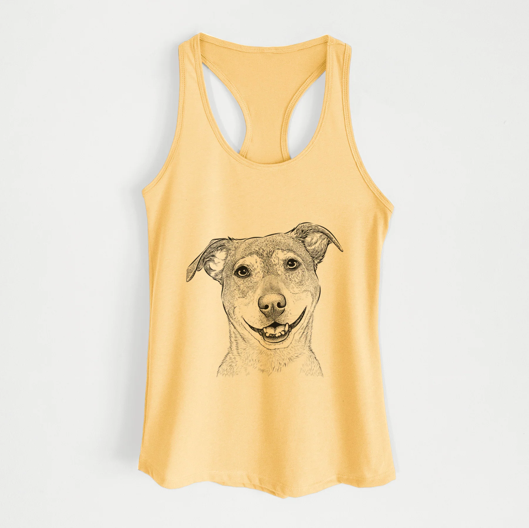 Reese the Mountain Cur - Women's Racerback Tanktop - Image 4