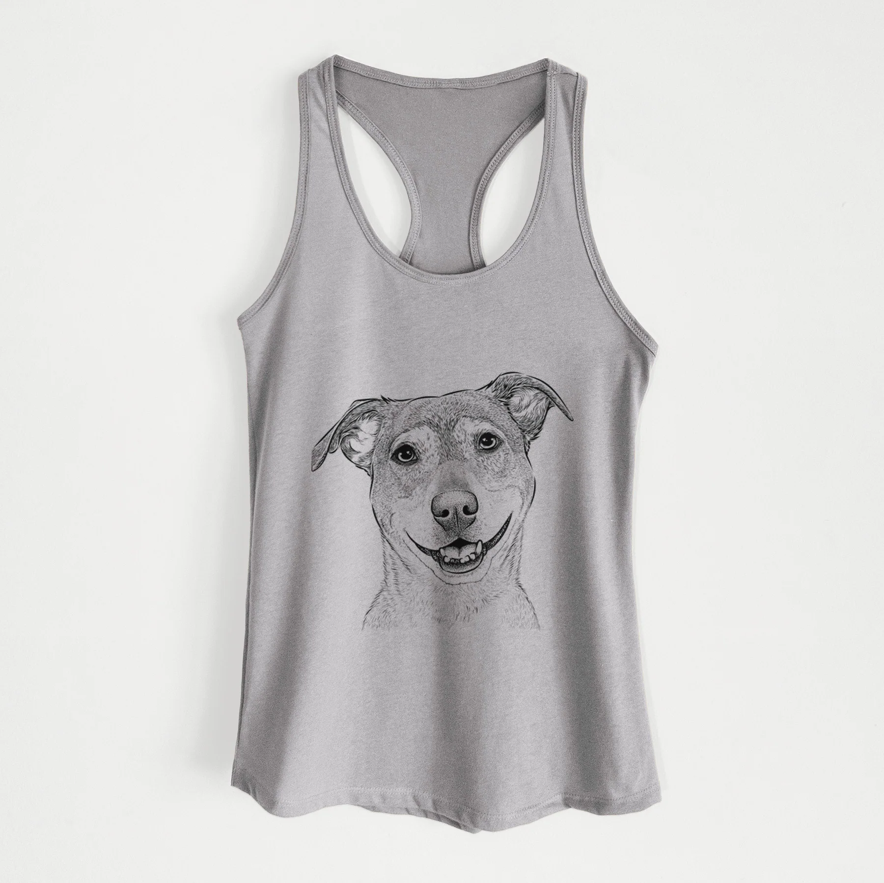 Reese the Mountain Cur - Women's Racerback Tanktop - Image 5