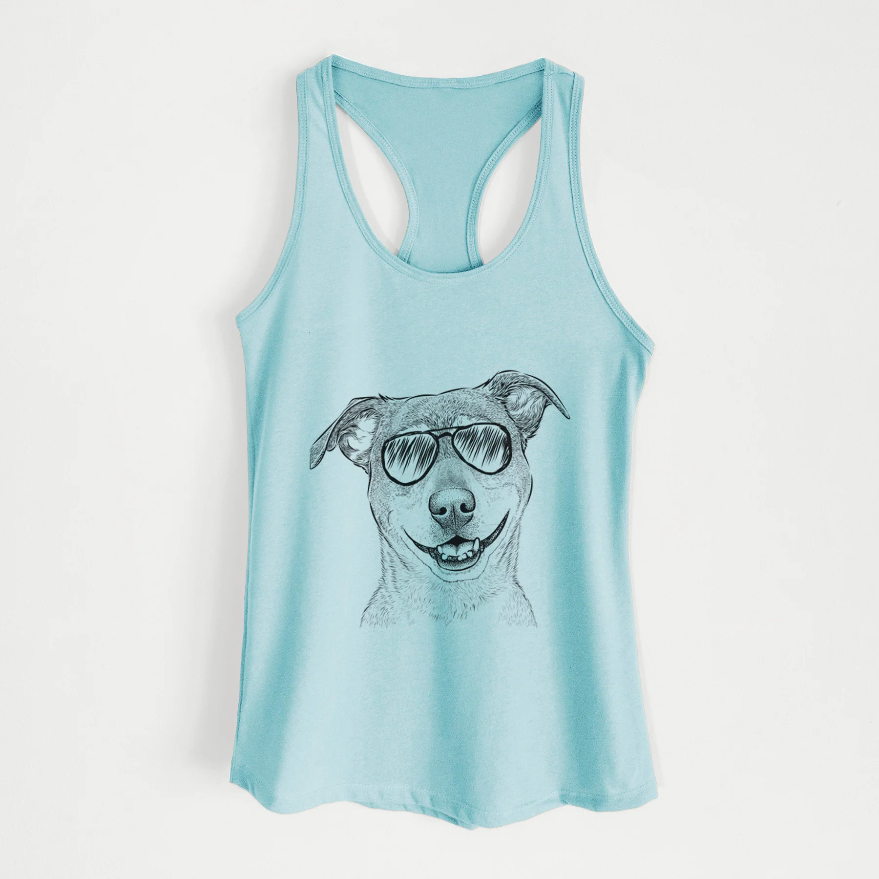 Reese the Mountain Cur - Women's Racerback Tanktop - Image 7
