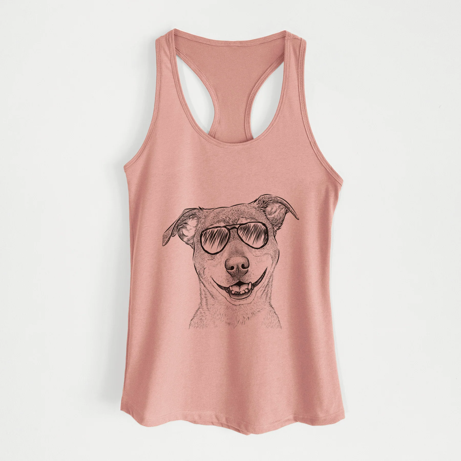 Reese the Mountain Cur - Women's Racerback Tanktop - Image 8