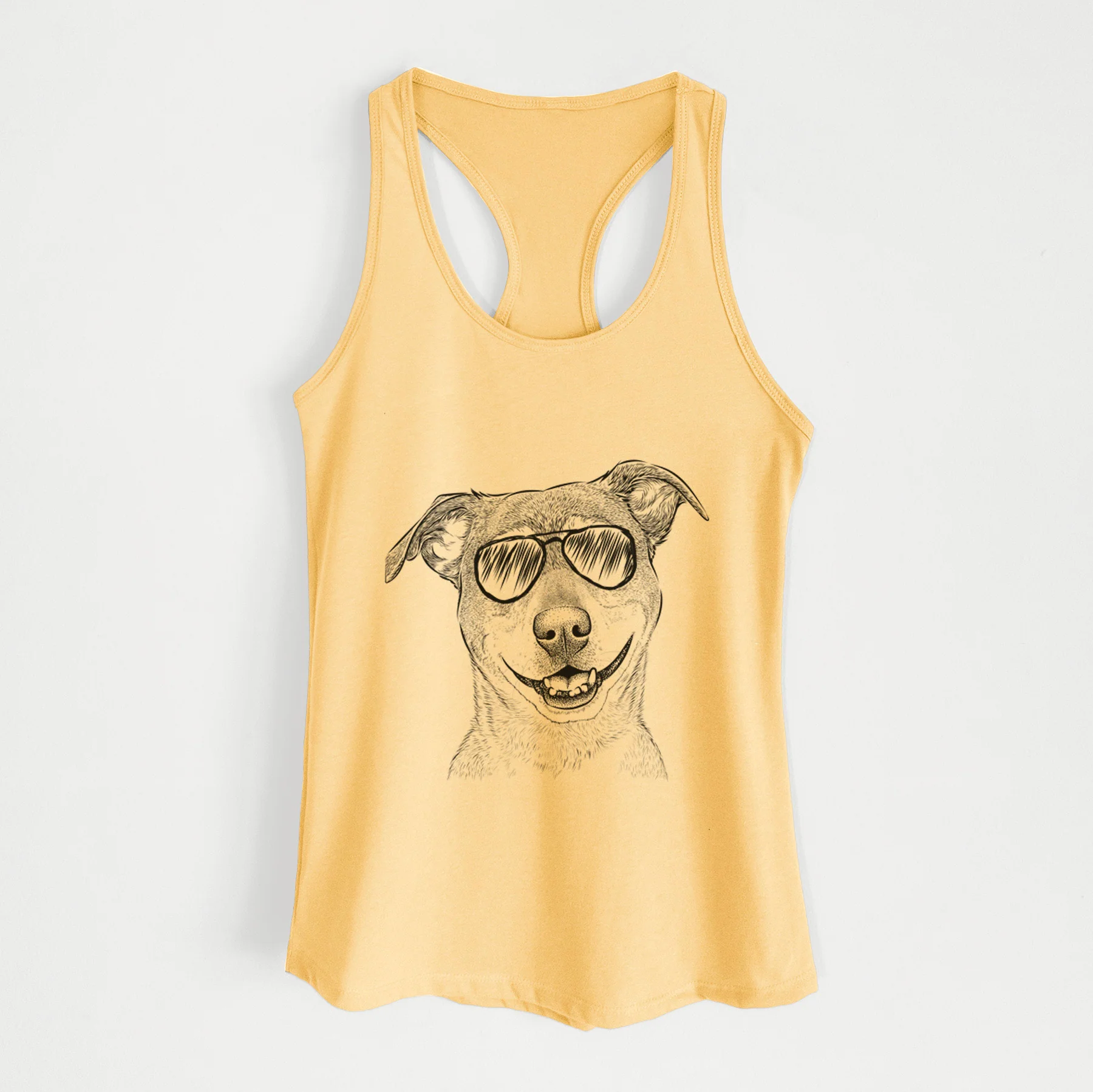 Reese the Mountain Cur - Women's Racerback Tanktop - Image 9