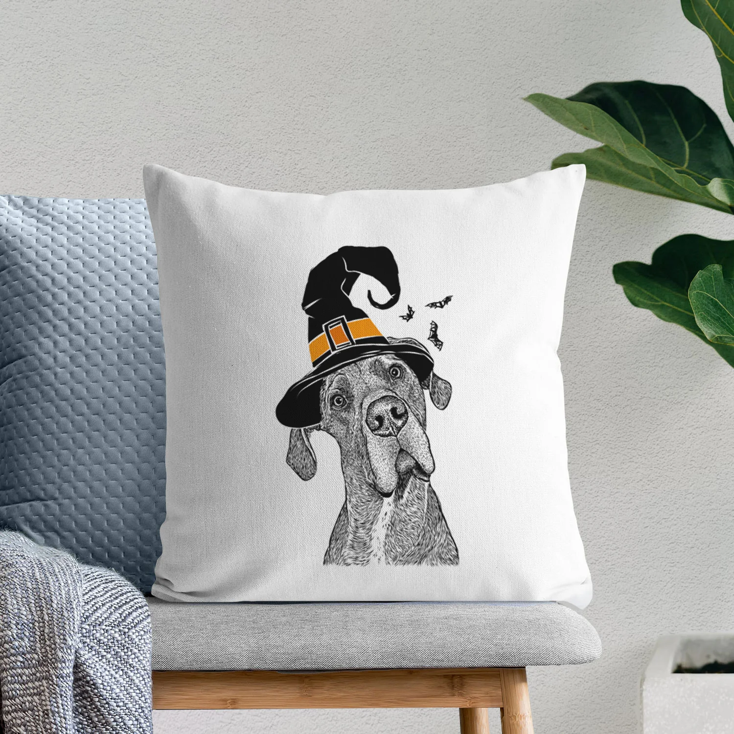 River the Great Dane - Throw Pillow Cover - Image 8