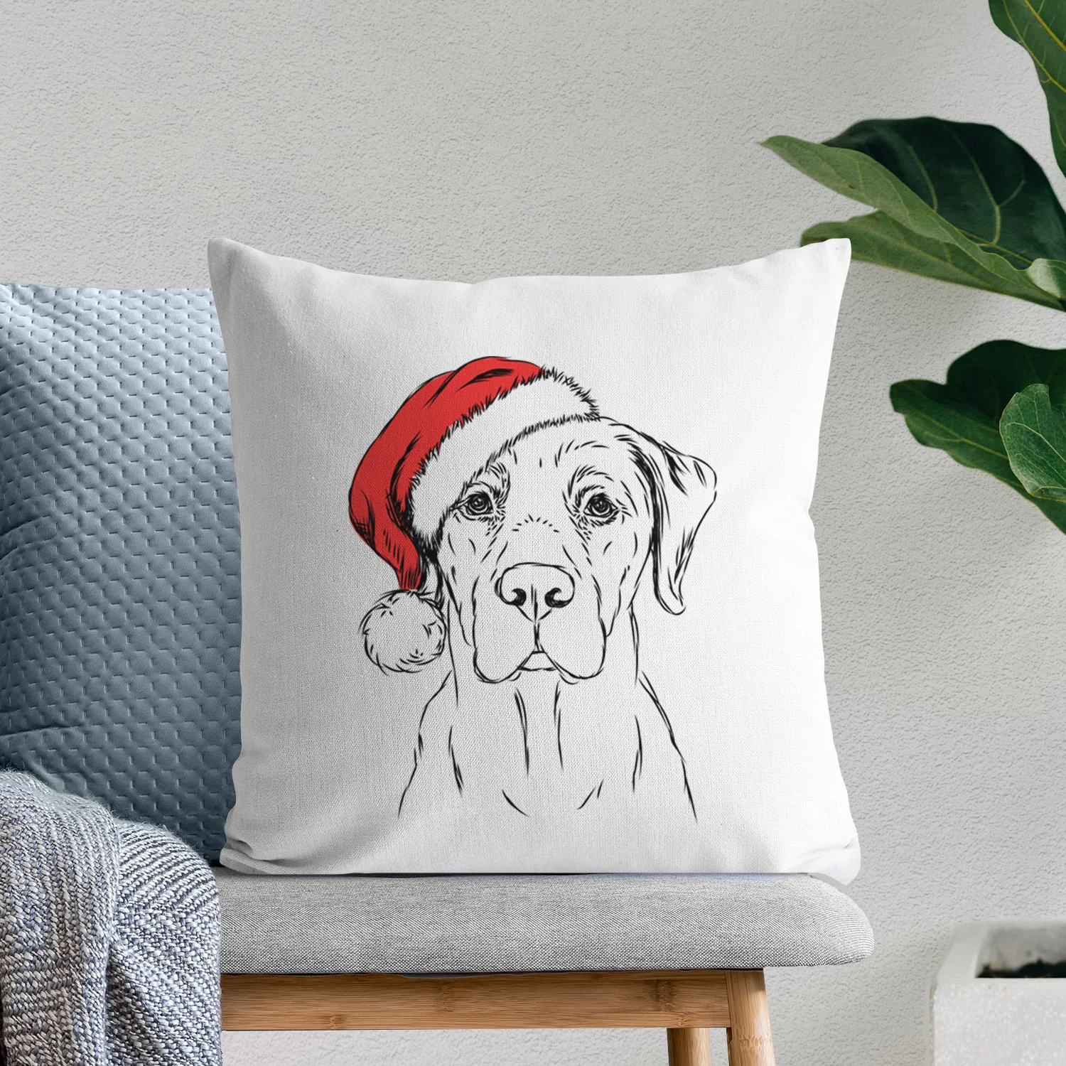 Rowdy the Labrador Retriever - Throw Pillow Cover - Image 10