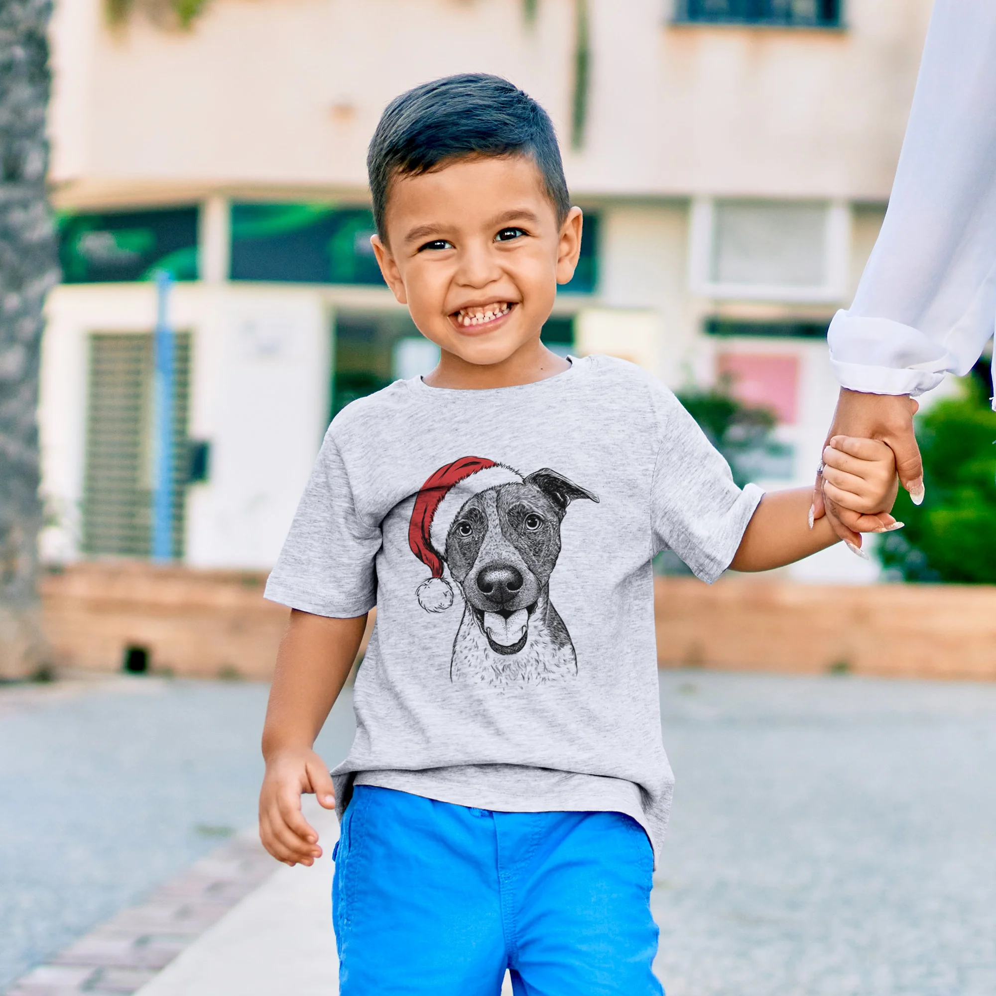 Santa Amigo the Heeler Mix - Kids/Youth/Toddler Shirt - Image 3