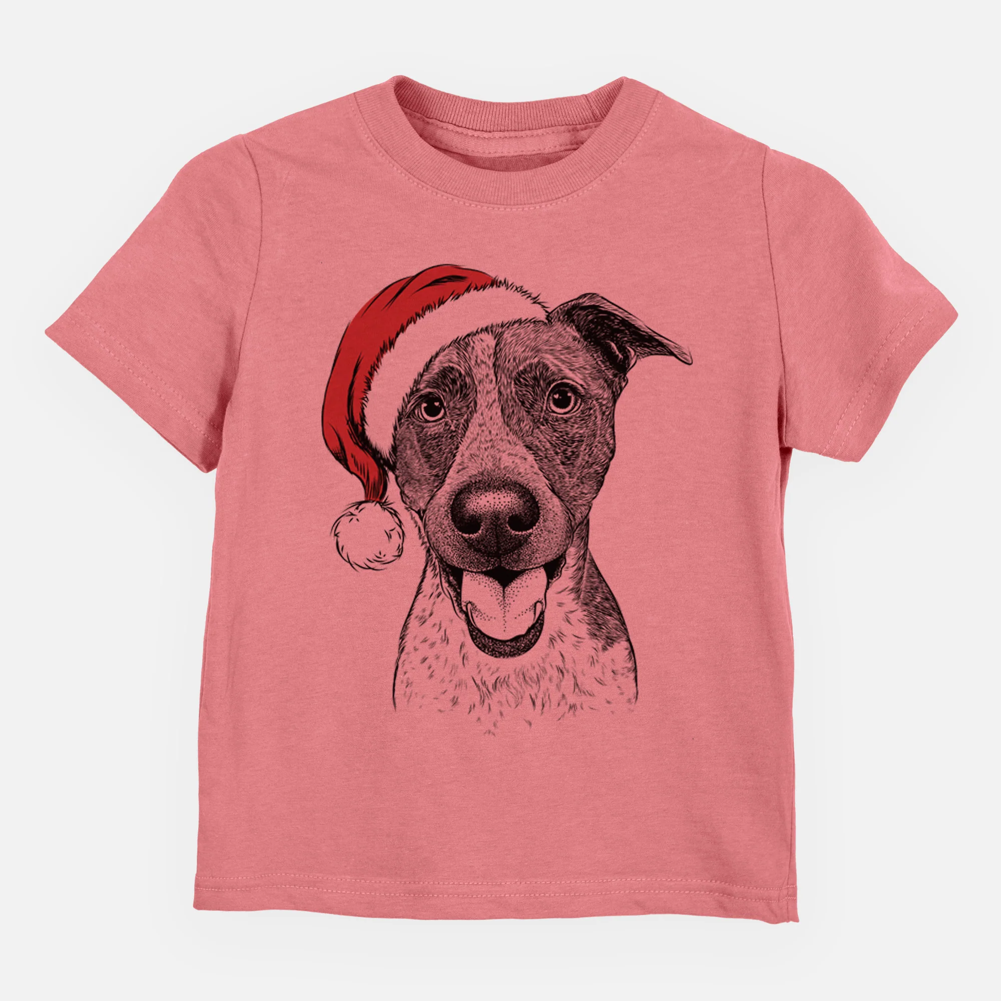 Santa Amigo the Heeler Mix - Kids/Youth/Toddler Shirt - Image 4
