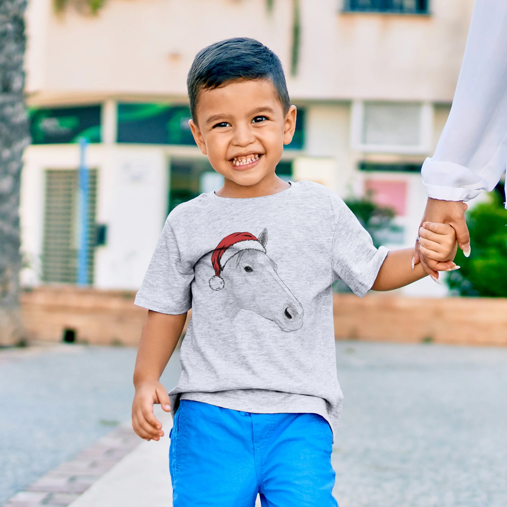 Santa Westley the Horse - Kids/Youth/Toddler Shirt - Image 3