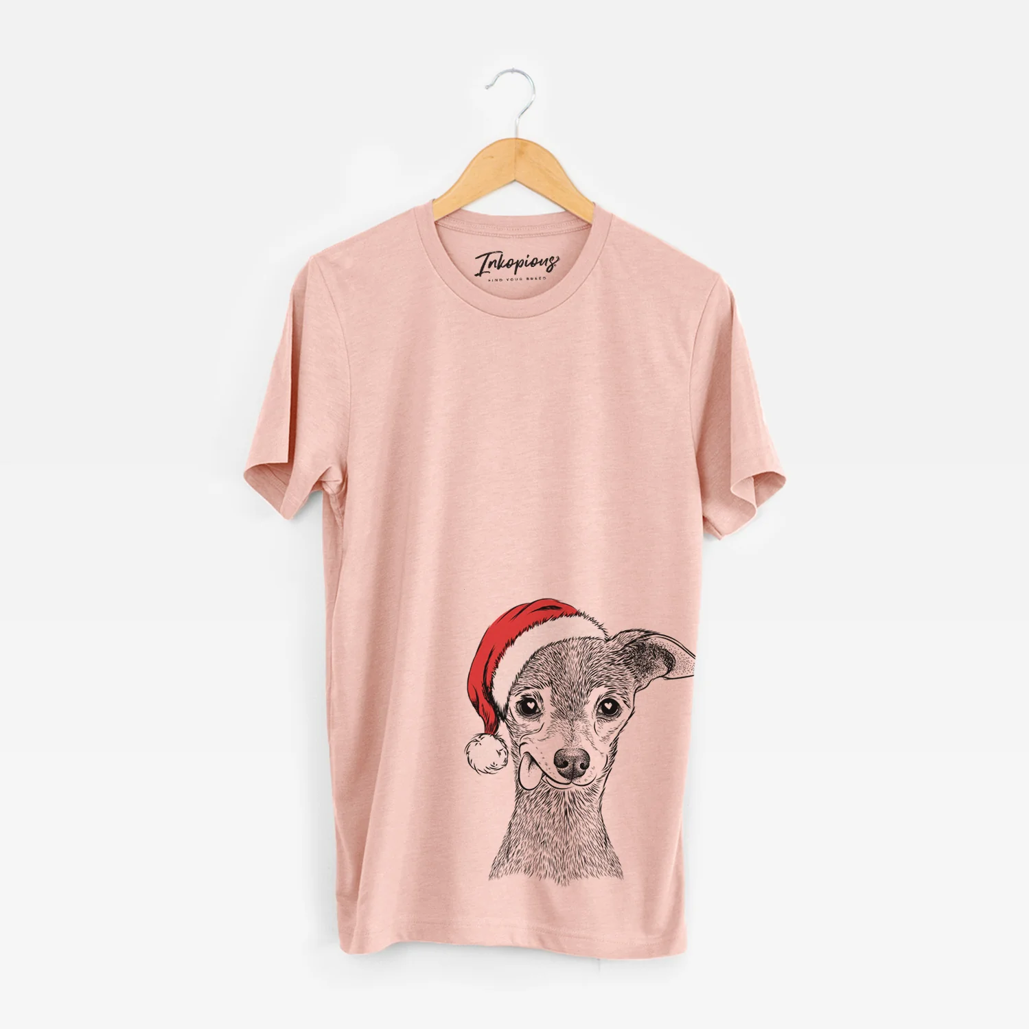 Santa Bebe the Chihuahua - Unisex Crewneck - Image 3