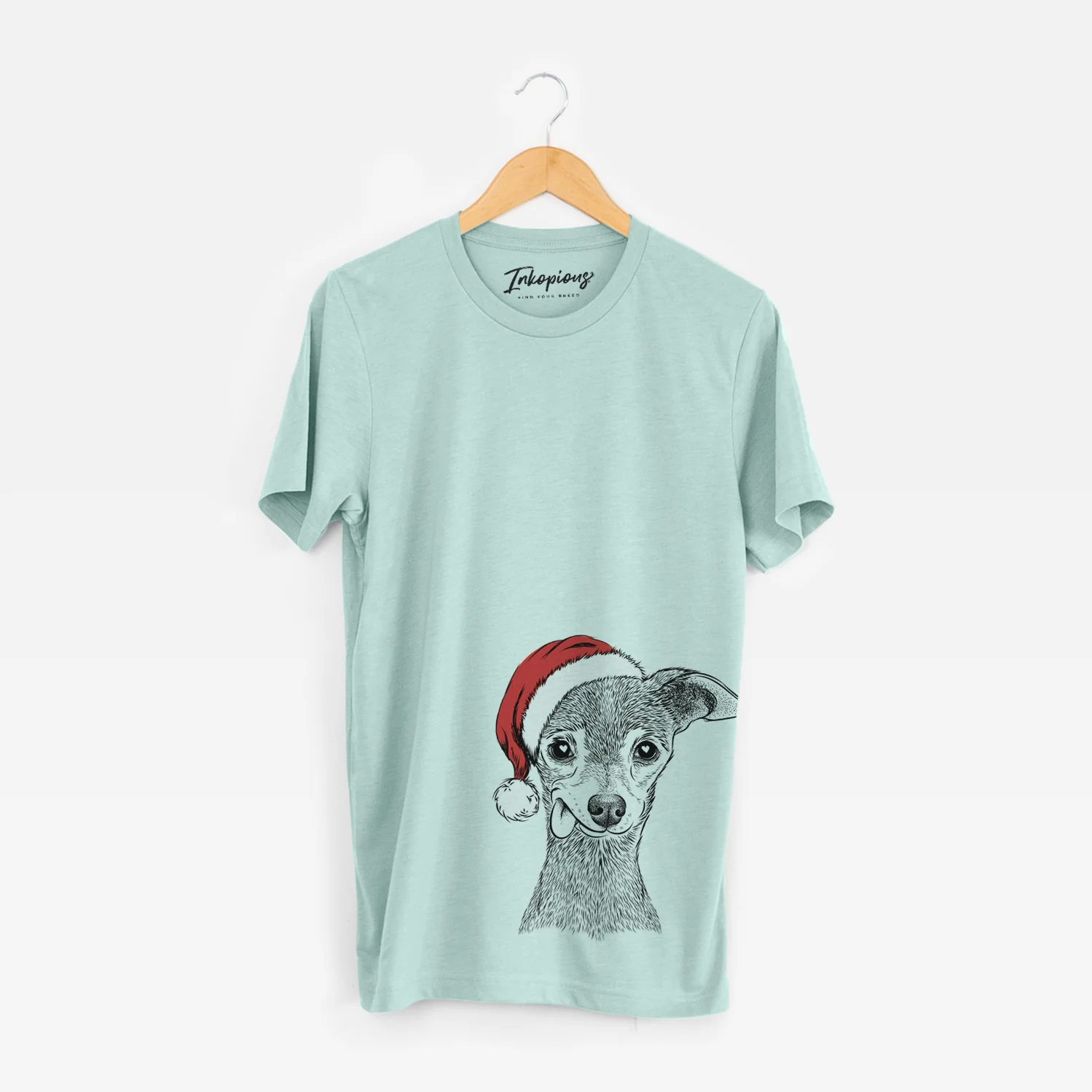 Santa Bebe the Chihuahua - Unisex Crewneck - Image 5