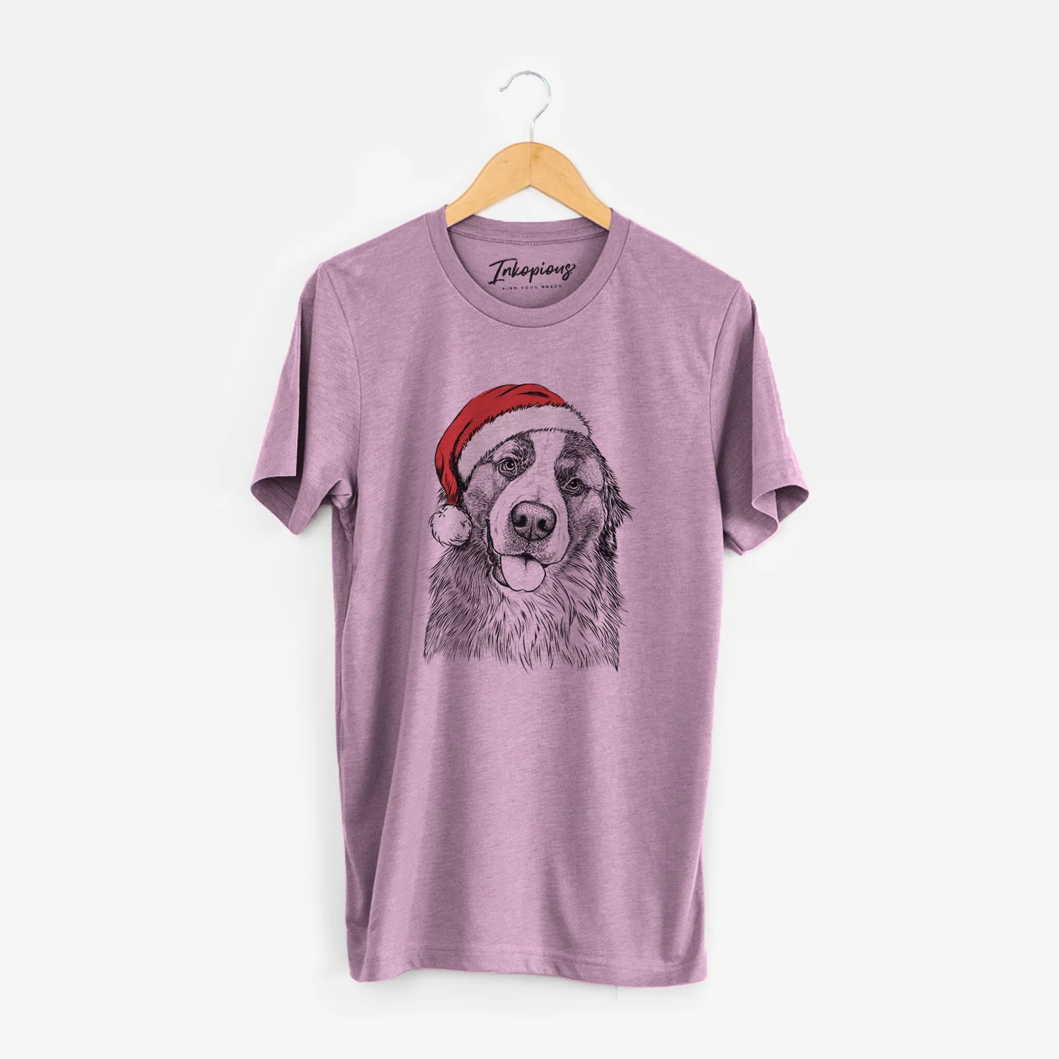 Santa Walter the Bernese Mountain Dog Mix - Unisex Crewneck - Image 7