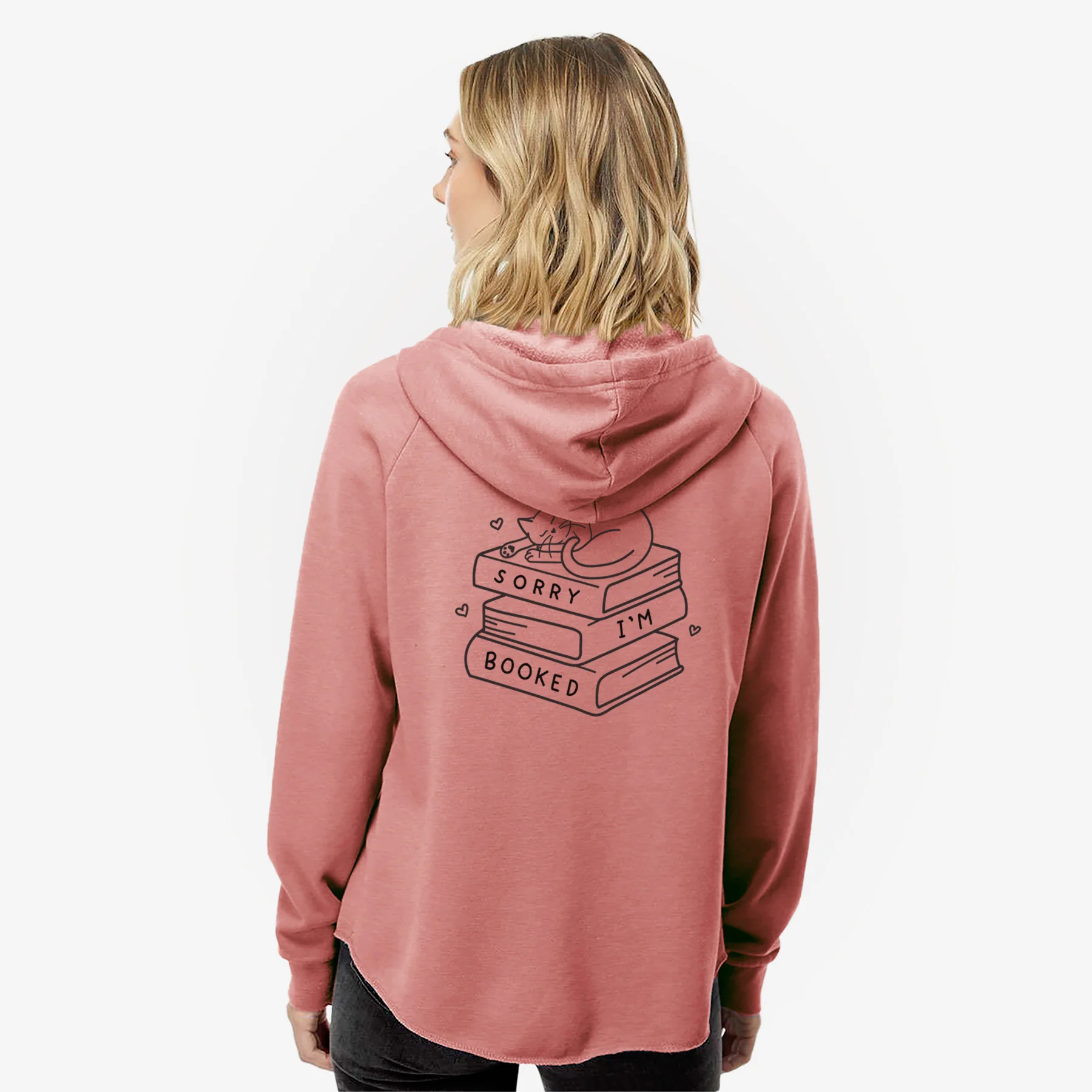 Sorry, I'm Booked - Women's Cali Wave Zip-Up Sweatshirt - Image 5