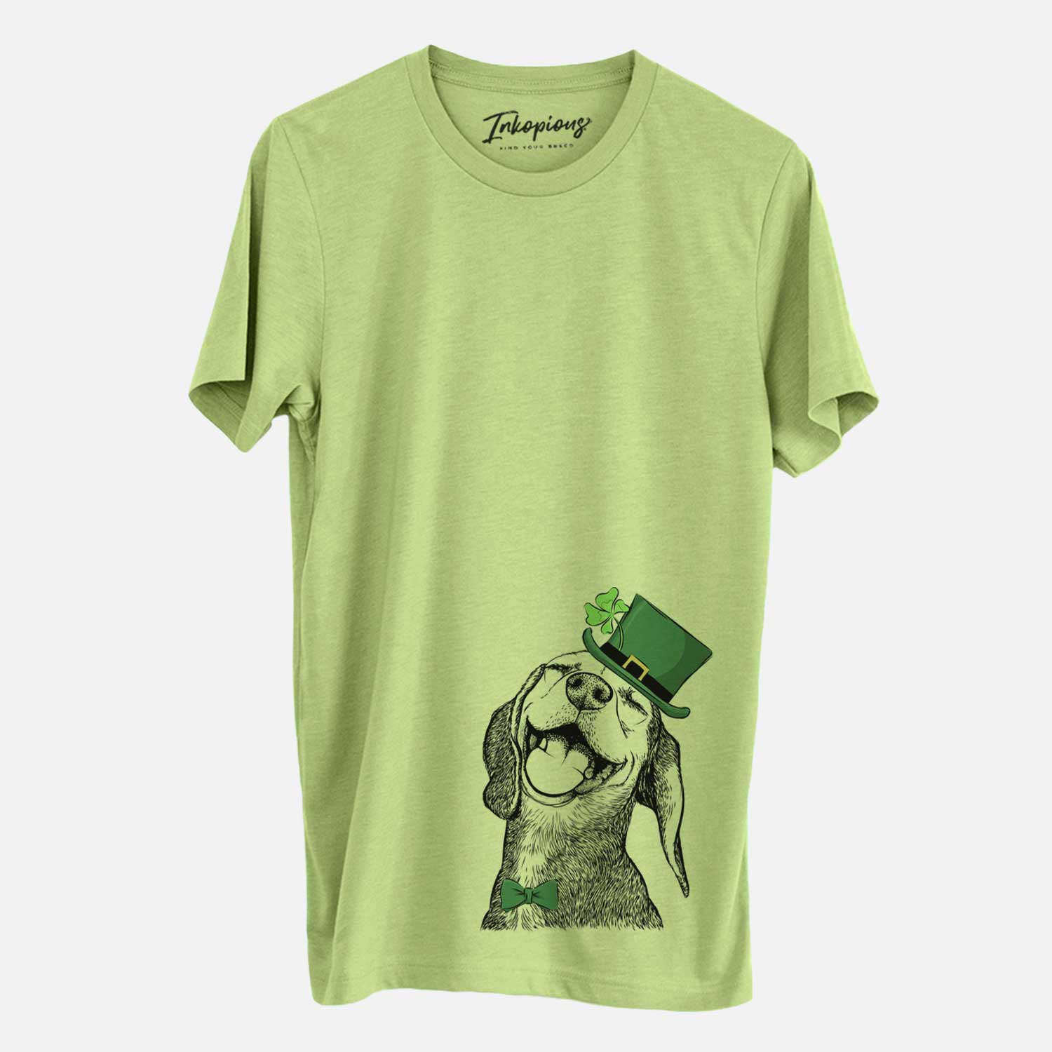 St. Patrick's Belle the Hound Mix - Unisex Crewneck - Image 3