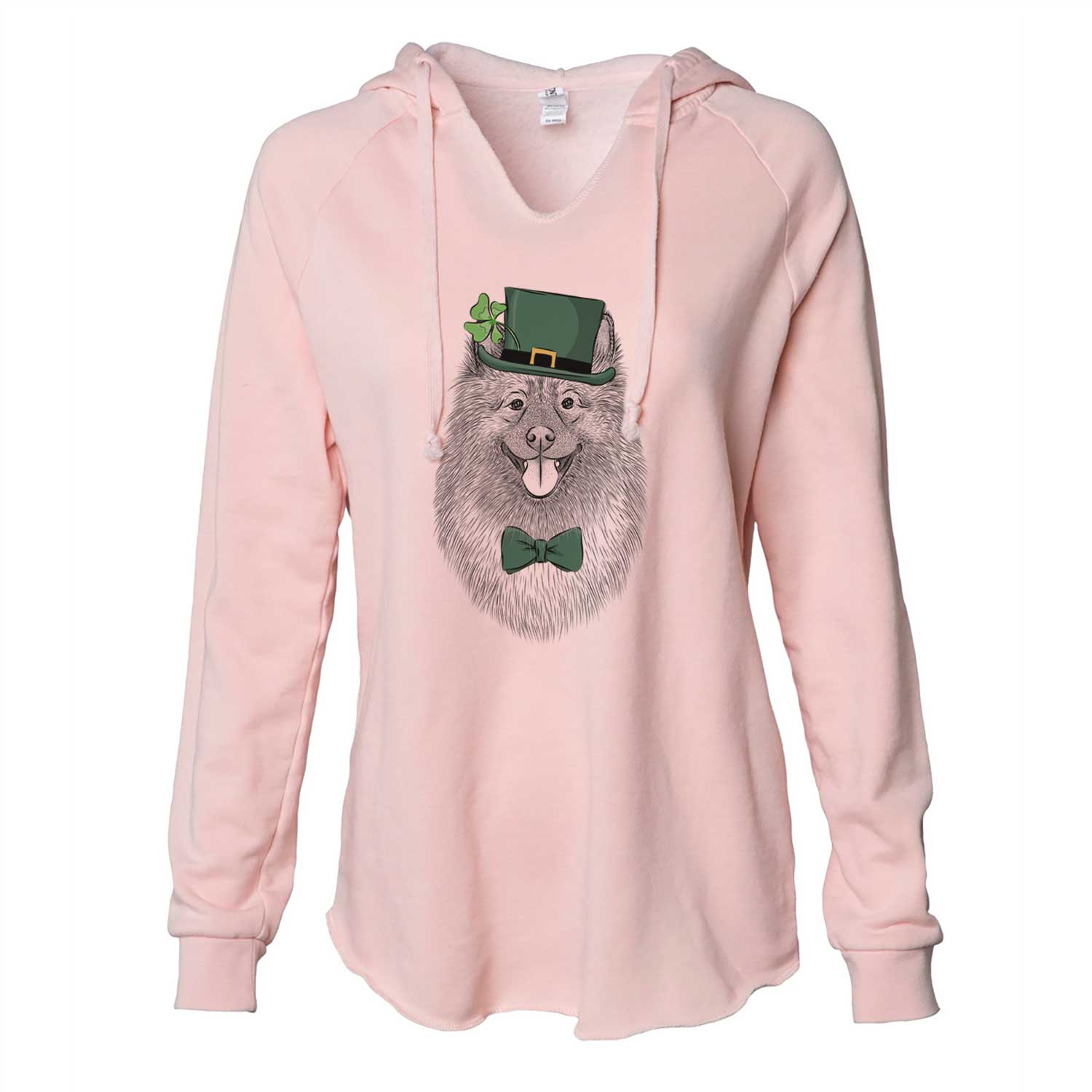 St. Patrick's Kai the Keeshond - Cali Wave Hooded Sweatshirt - Image 4