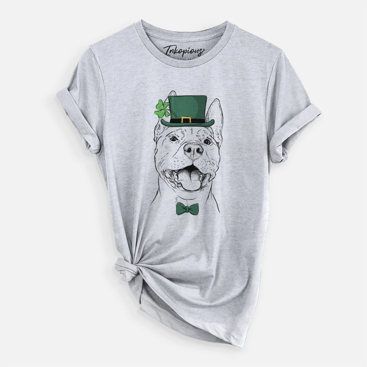 St. Patrick's Wally the Pitbull - Unisex Crewneck - Image 5