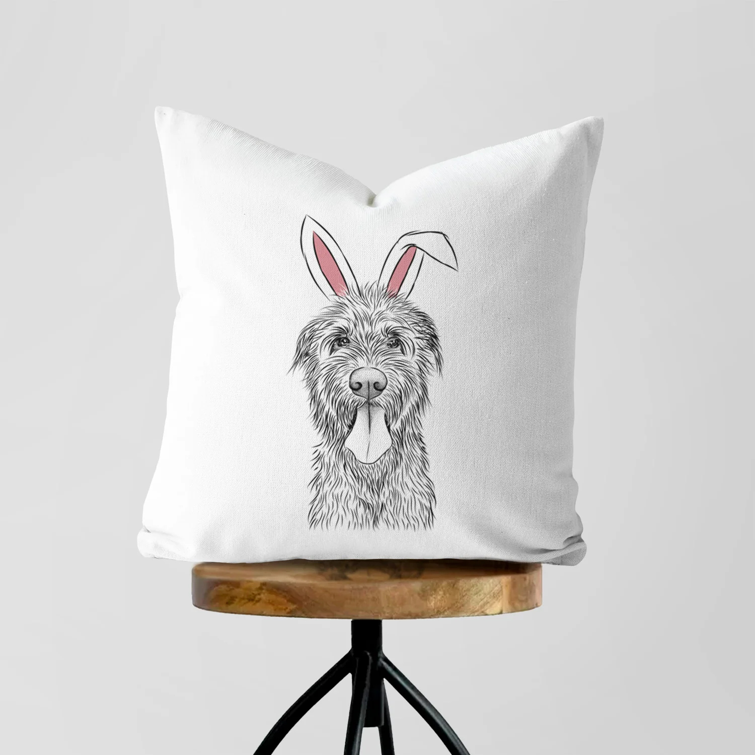 Sullivan the Irish Wolfhound - Throw Pillow Cover - Image 5