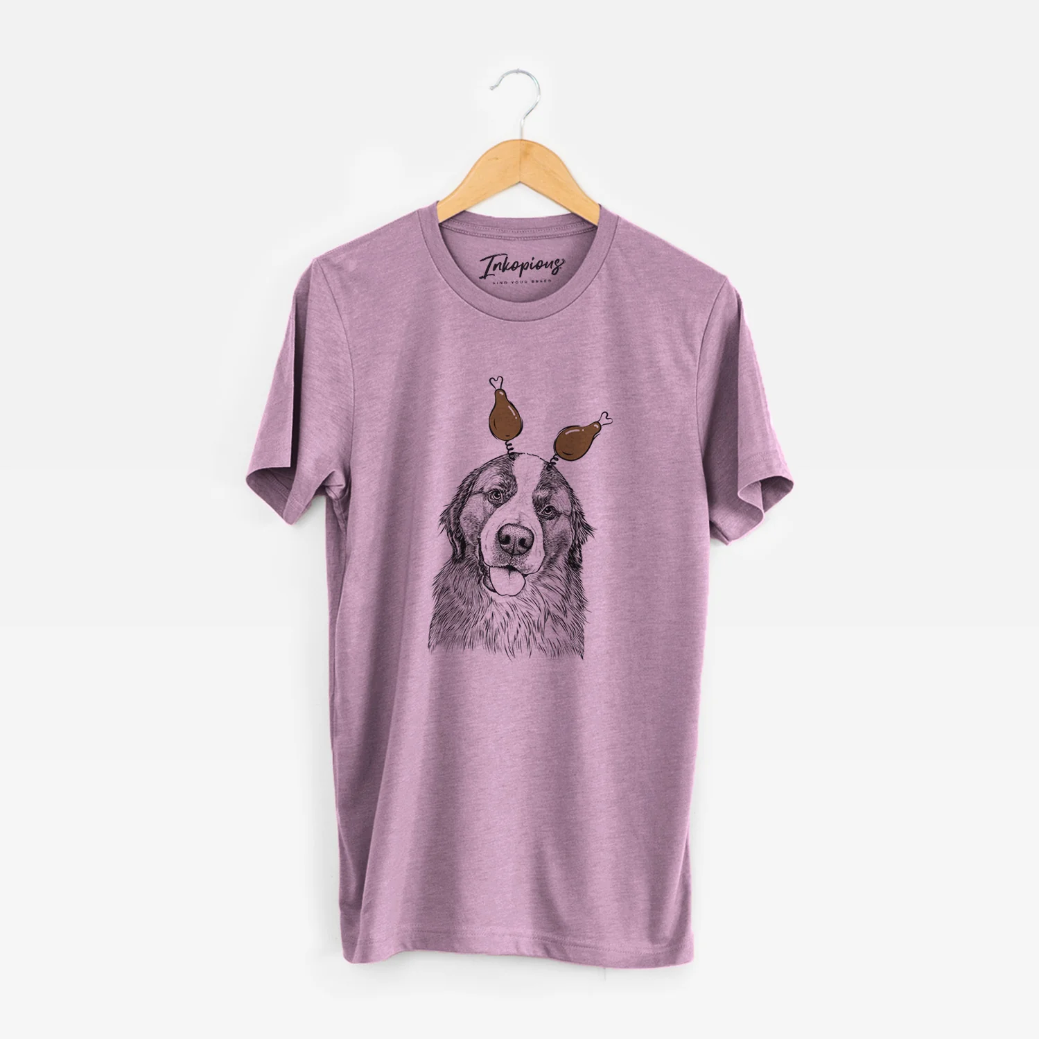 Thanksgiving Walter the Bernese Mountain Dog Mix - Unisex Crewneck - Image 7