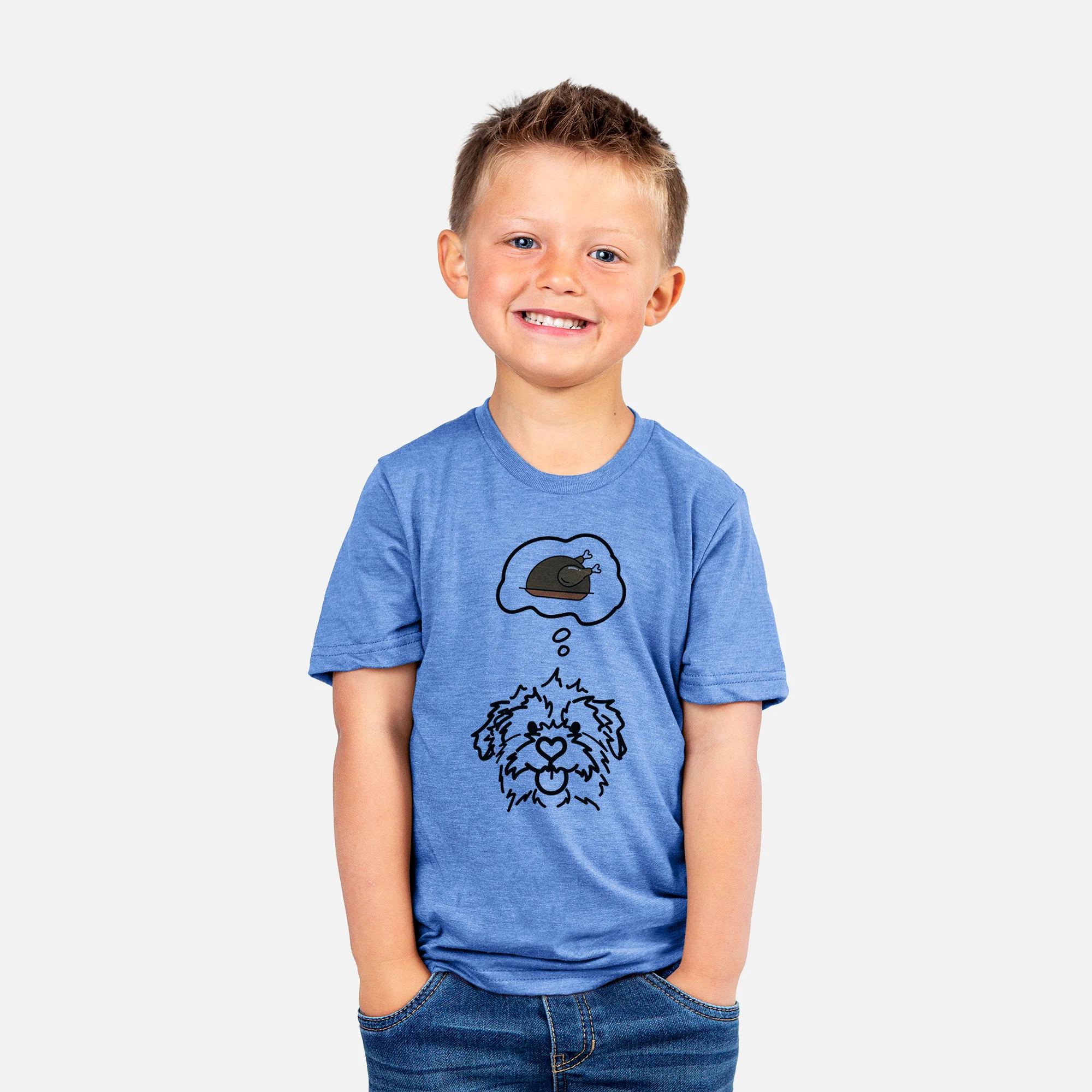 Turkey Thoughts Mixed Breed - Bea - Kids/Youth/Toddler Shirt - Image 3