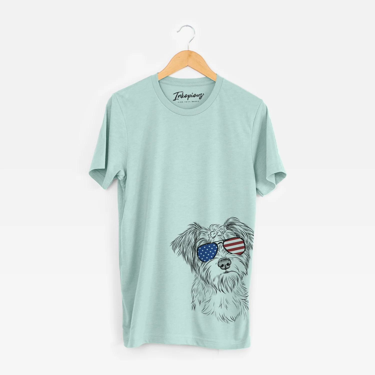 USA Birdee the Schnauzer Mix - Unisex Crewneck - Image 5