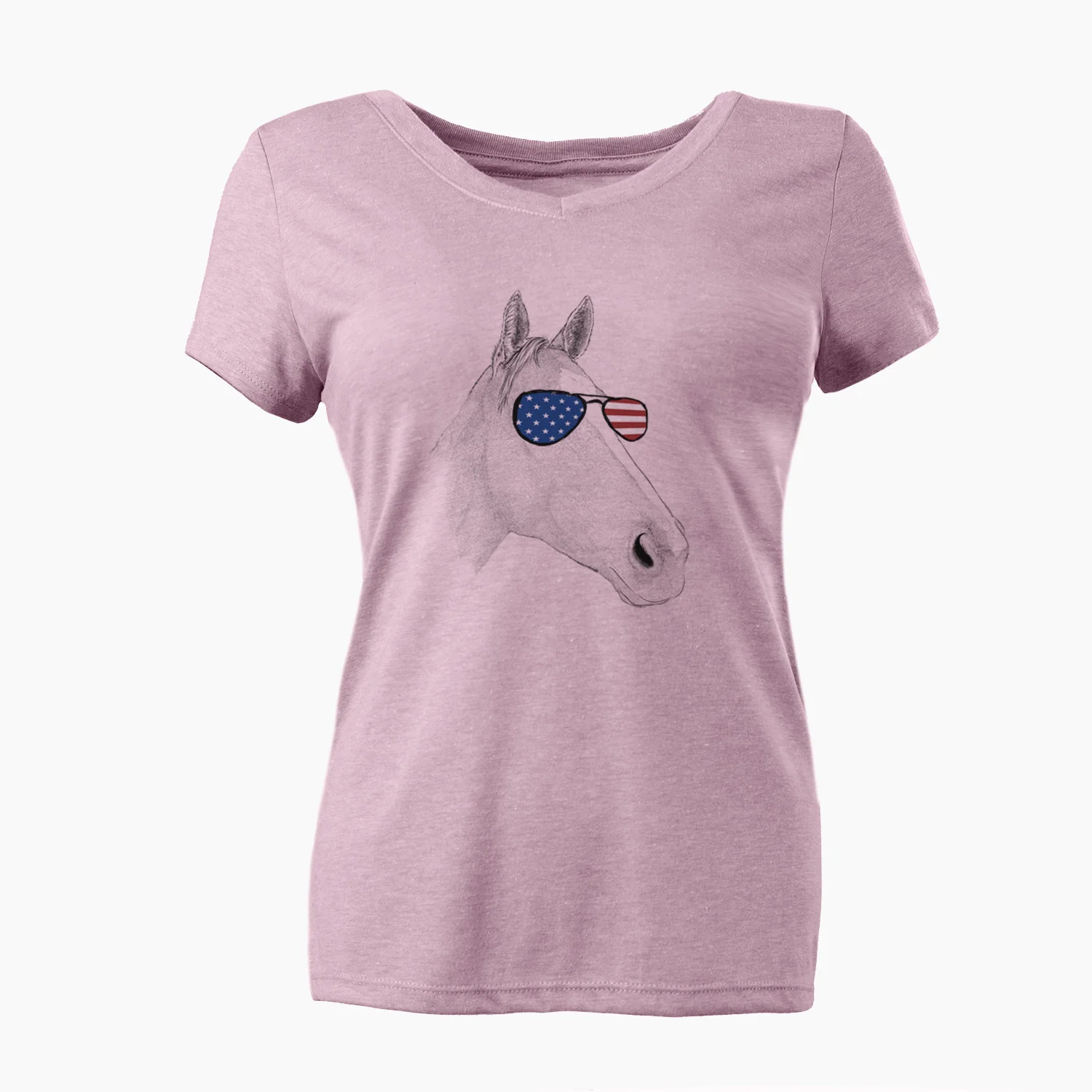 USA Westley the Horse - Women's Perfect V-neck Shirt - Image 7