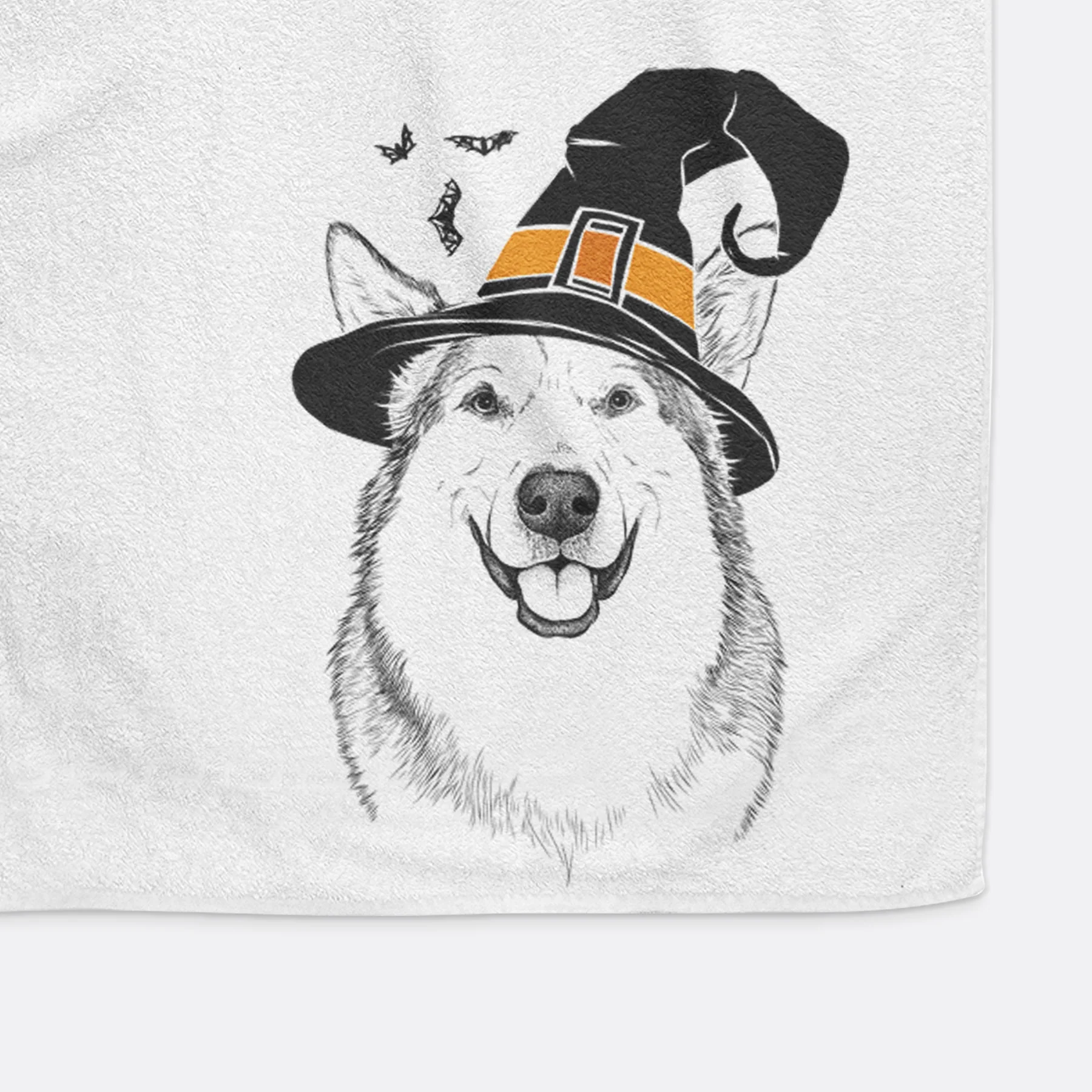 Vader the Alaskan Malamute Decorative Hand Towel - Image 9