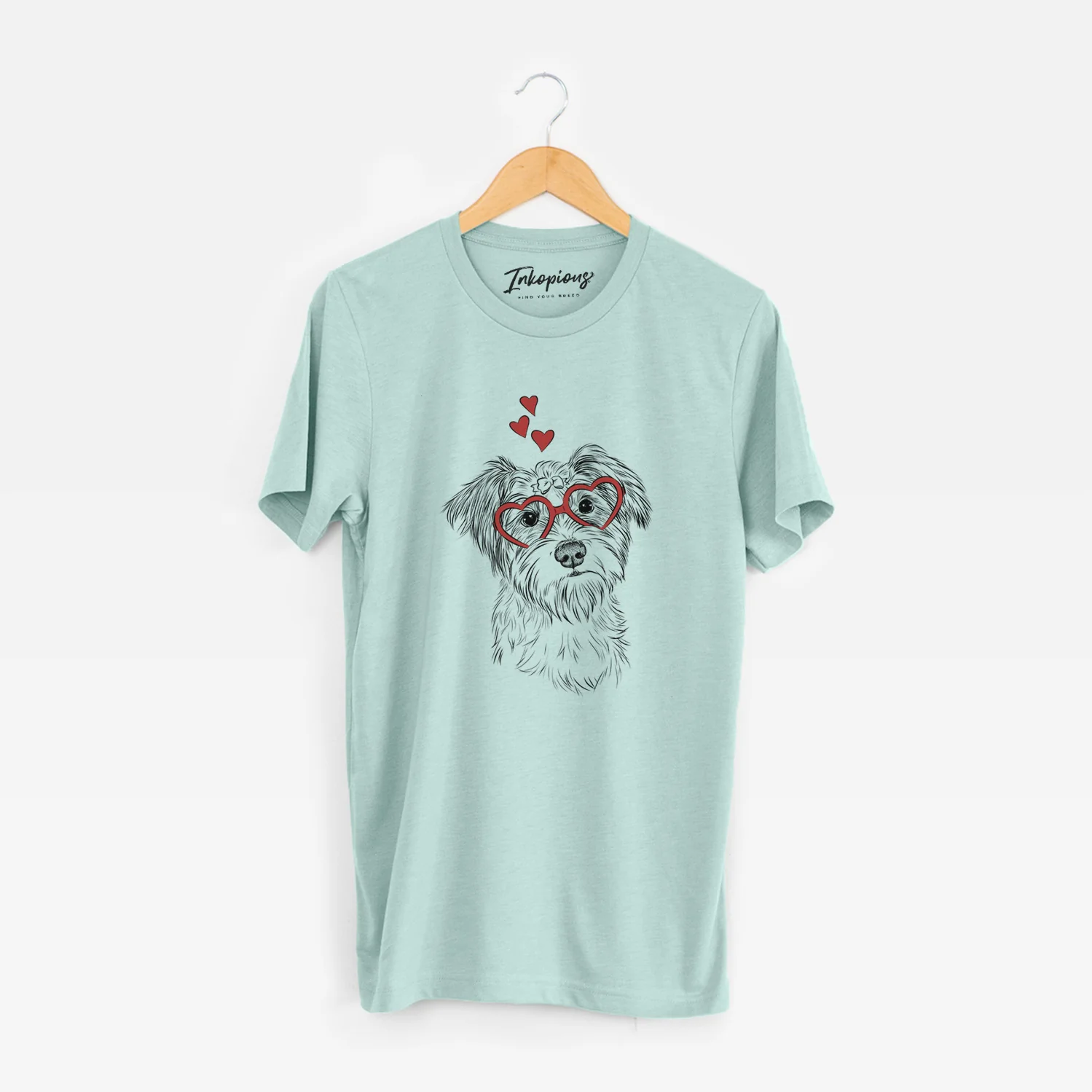 Valentine Birdee the Schnauzer Mix - Unisex Crewneck - Image 9