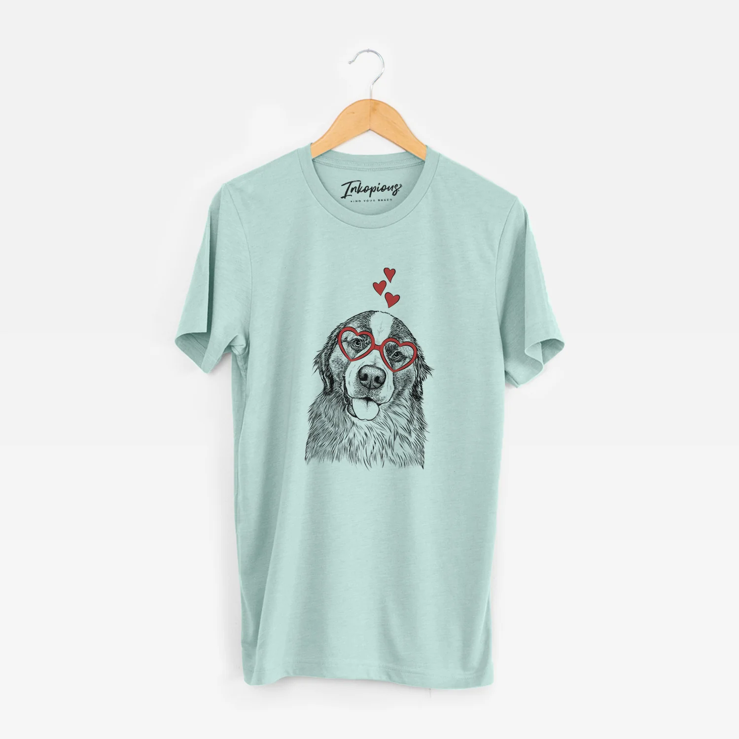 Valentine Walter the Bernese Mountain Dog Mix - Unisex Crewneck - Image 9