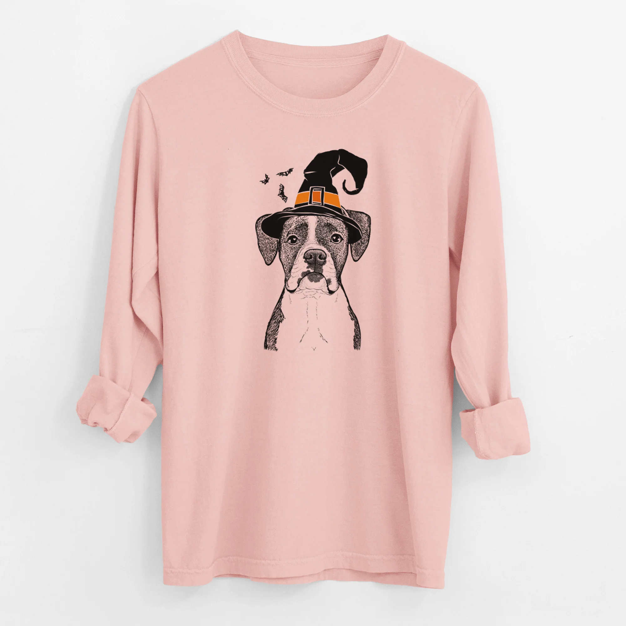 Witch Annie the Boxer - Men's Heavyweight 100% Cotton Long Sleeve - Image 12