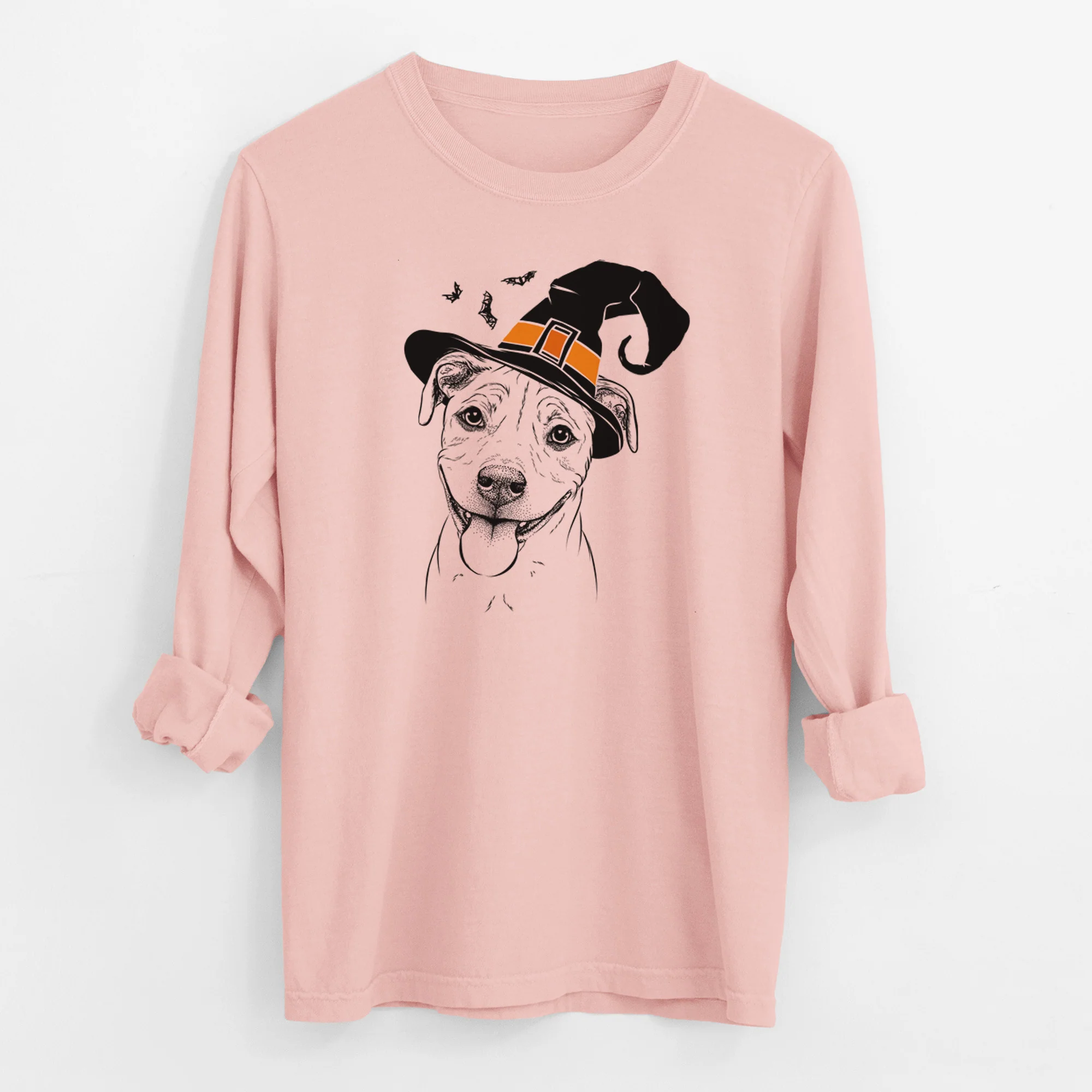 Witch Skye the Pitweiler - Men's Heavyweight 100% Cotton Long Sleeve - Image 12