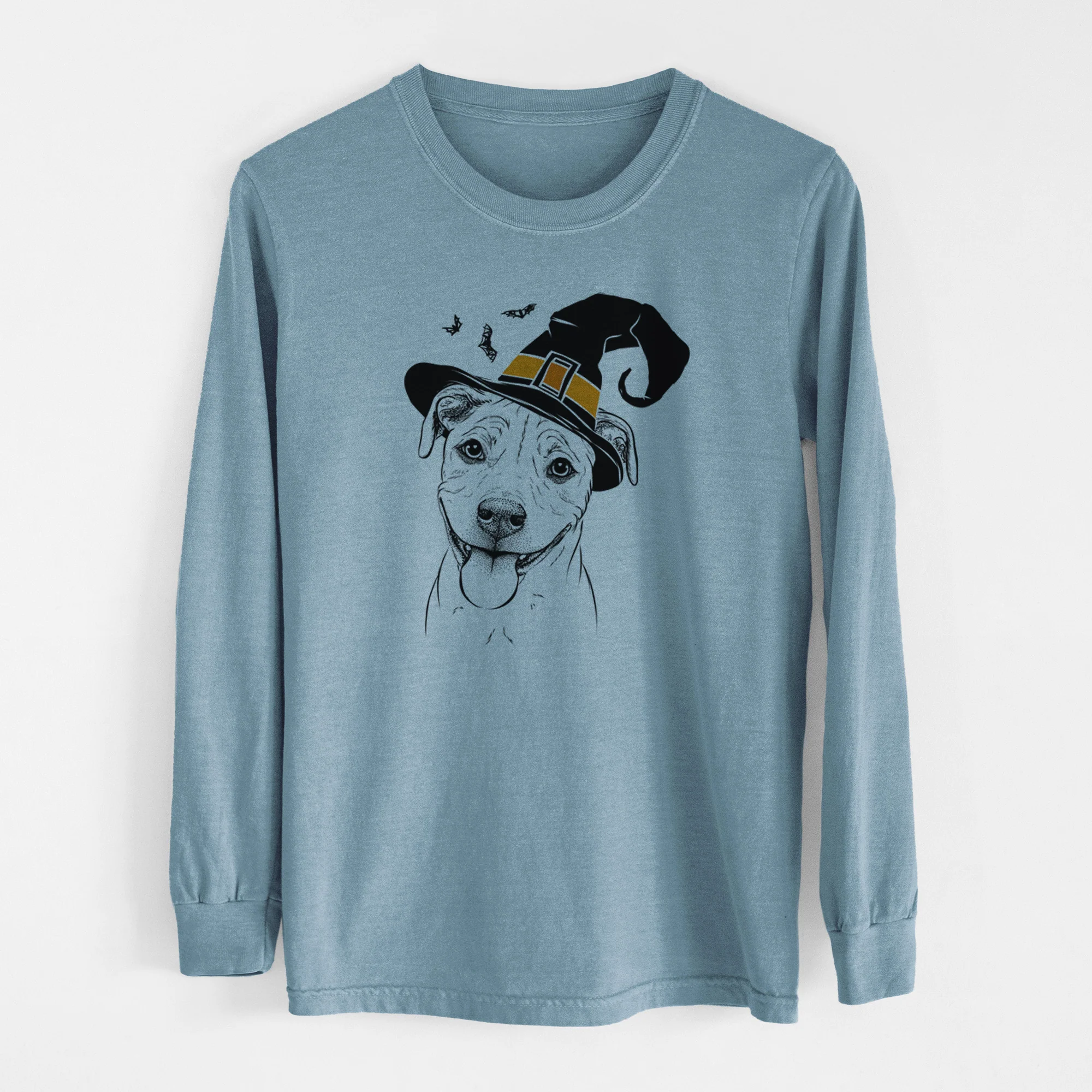 Witch Skye the Pitweiler - Men's Heavyweight 100% Cotton Long Sleeve - Image 8