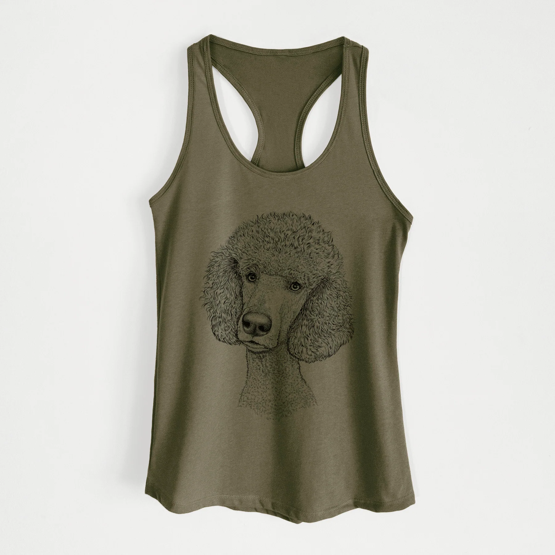 Yuki the Poodle - Women's Racerback Tanktop - Image 6