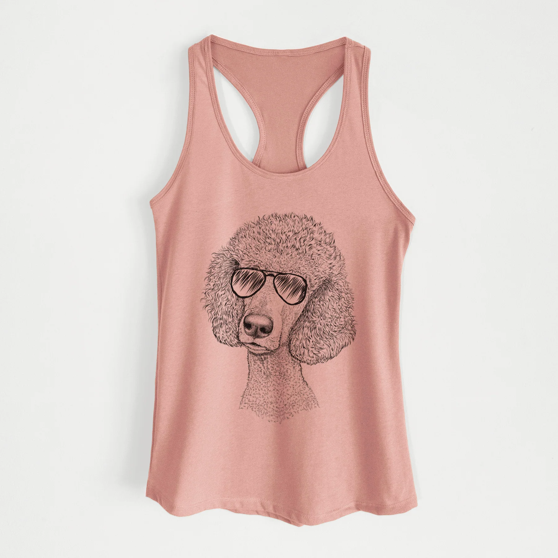 Yuki the Poodle - Women's Racerback Tanktop - Image 8